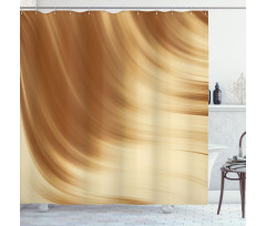 Curved Wave Like Shower Curtain