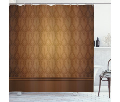 Antique Damask Royal Aged Shower Curtain