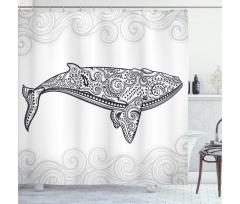Big Fish Oriental Shower Curtain