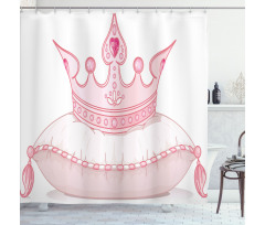 Cartoon Crown Shower Curtain