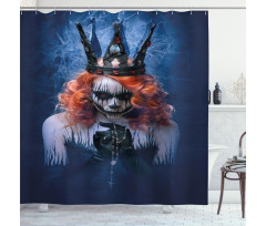 Queen of Death Art Shower Curtain