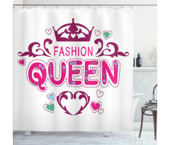 Girlish Fashion Shower Curtain