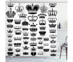 Various Crowns Imperial Shower Curtain