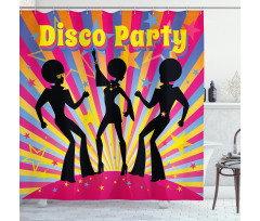 Disco Dance Funky Shower Curtain