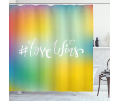 Romantic LGBT Community Shower Curtain