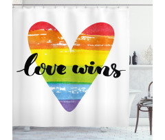 Gay Marriage Sign Shower Curtain