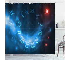 Signs Virgo Scorpio Shower Curtain