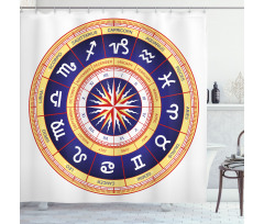 Zodiac Cancer Virgo Shower Curtain
