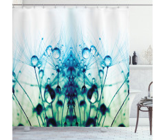 Floral Dandelion Arrangement Shower Curtain
