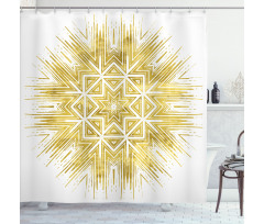 Geometric Vivid Shower Curtain