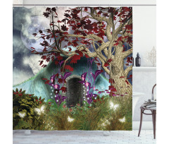 Mystical Tree Shower Curtain