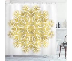 Oriental Modern Pattern Shower Curtain