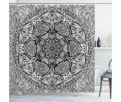 Mandala Inspired Native Shower Curtain