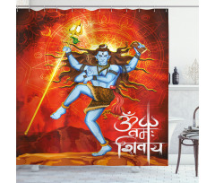 Sacred Vivid Design Shower Curtain