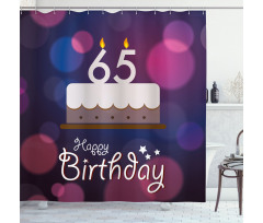 Ceremony Theme Cake Shower Curtain