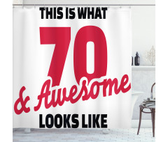 70 Shower Curtain