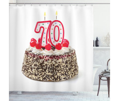 Candle Sprinkles Shower Curtain