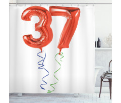 Older It Gets Party Shower Curtain