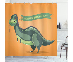 Birthday Greetings Fun Shower Curtain