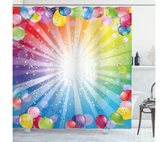 Balloons Shower Curtain