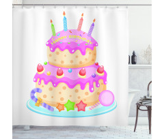 Candles and Candies Shower Curtain