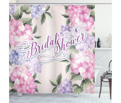 Bride Hydrangeas Shower Curtain