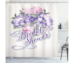 Shabby Hydrangeas Shower Curtain
