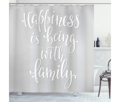 Positive Family Shower Curtain