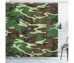 Classic American Woodland Shower Curtain