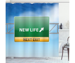 New Life Concept Shower Curtain