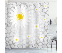 Flowers Animal Dots Shower Curtain