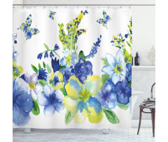 Spring Blooms Shower Curtain