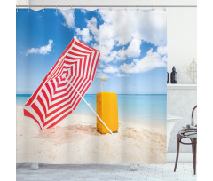Windy Shore Shower Curtain