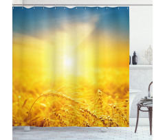 Harvest Wheat Shower Curtain