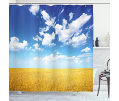 Wheat Field Summer Shower Curtain