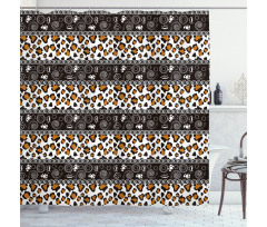 Cheetah Pattern Shower Curtain