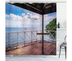 Trinidad Tobago Island Shower Curtain