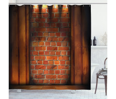 Brickwork Shower Curtain
