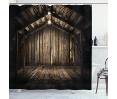 Wooden Cottage Shower Curtain