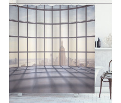 Windows Lattice Shower Curtain