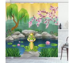 Fairytale Inspired Cartoon Shower Curtain