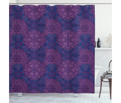 Paisley Flower Shower Curtain