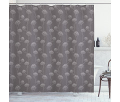 Chrysanthemum Flowers Shower Curtain