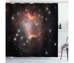 Deep Outer Space Shower Curtain