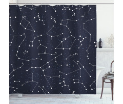 Cluster of Stars Shower Curtain