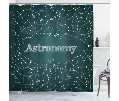 Astronomy School Shower Curtain