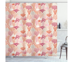 Various Coral Formations Shower Curtain