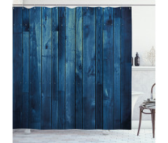 Wooden Planks Texture Shower Curtain