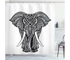 Native Totem Shower Curtain