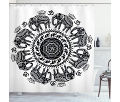 Spirit Circle Shower Curtain